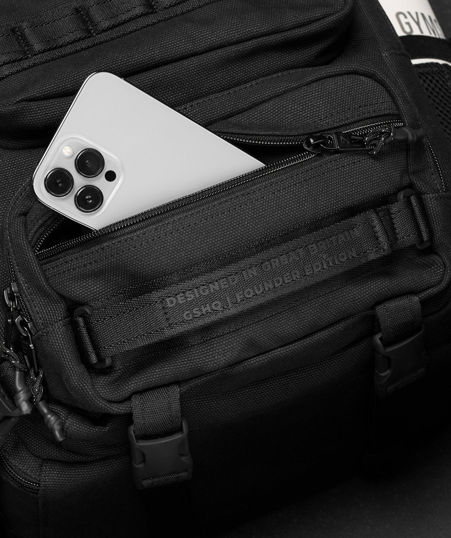 Gymshark Founders Tactical Backpack - Black