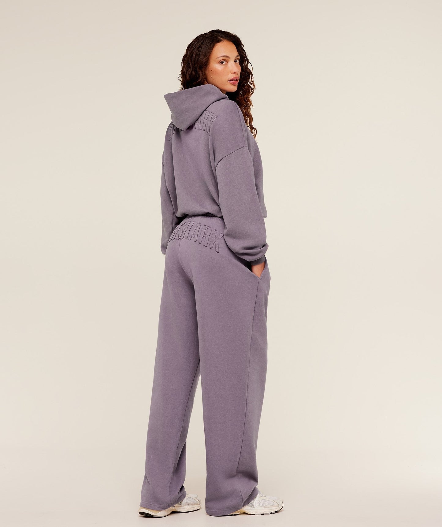 Gymshark Power Washed Oversized Hoodie - Dusk Purple/Acid Wash