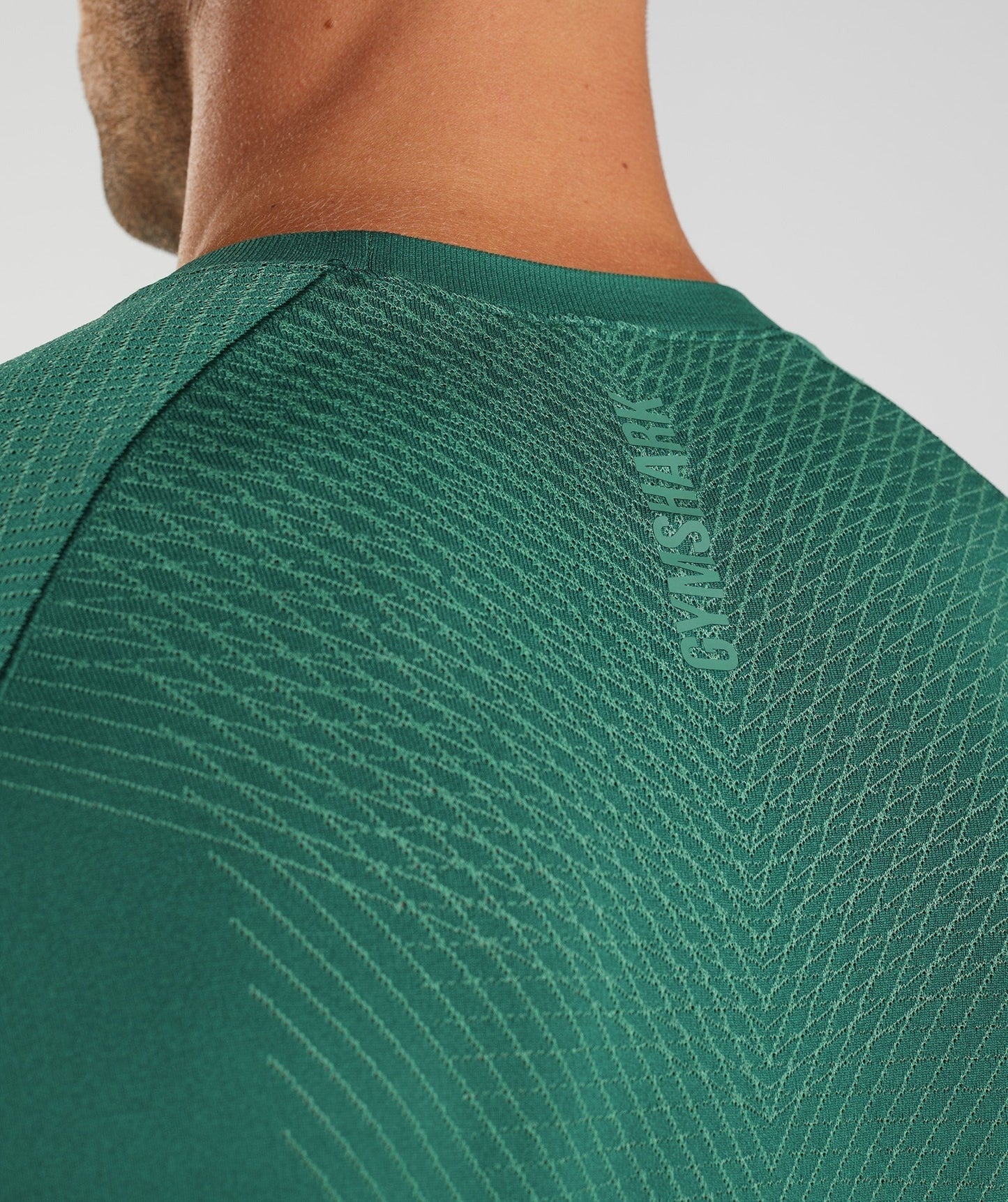 Gymshark Apex Seamless Long Sleeve T-Shirt - Woodland Green/Hoya Green