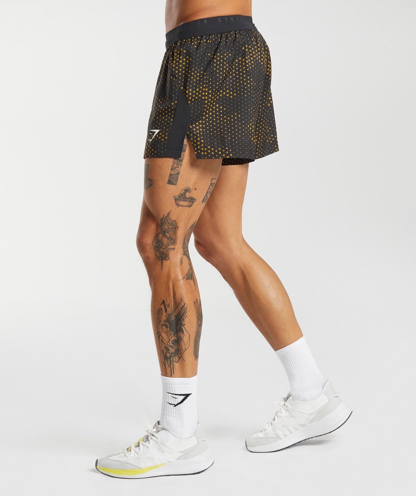 Gymshark Sport Run 3" Short - Turmeric Yellow