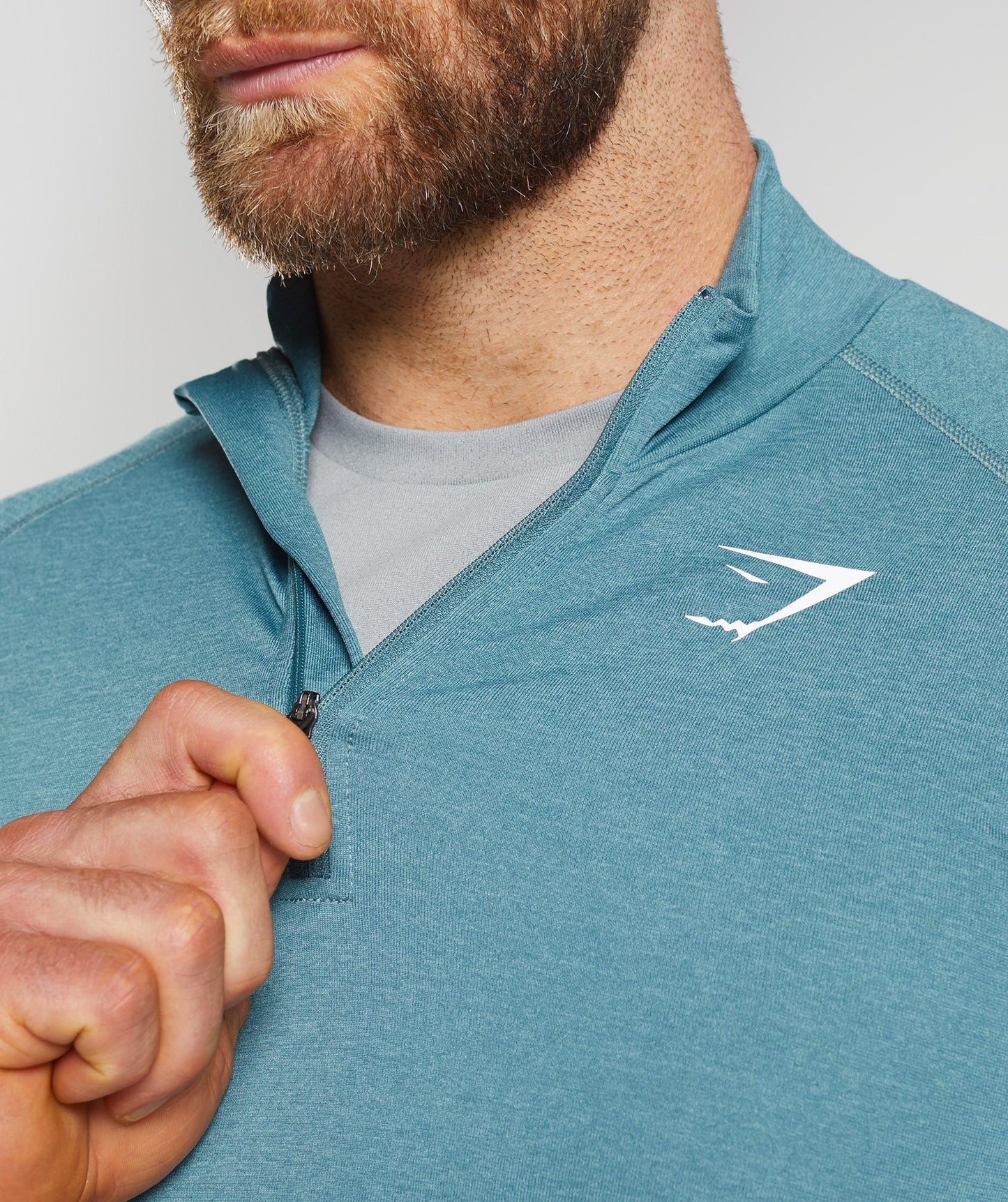 Gymshark Vital 1/4 Zip - Thunder Blue/Iceberg Blue