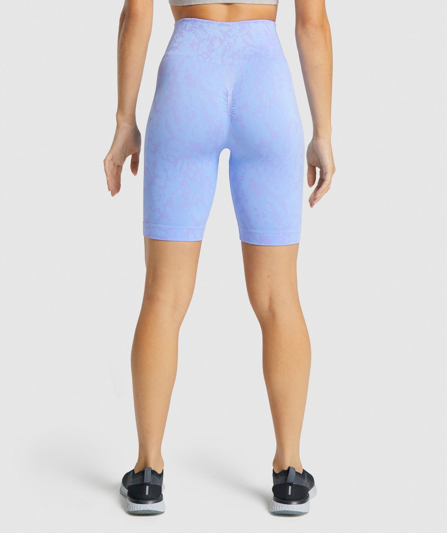 Gymshark Adapt Animal Seamless Cycling Shorts - Butterfly | Light Blue