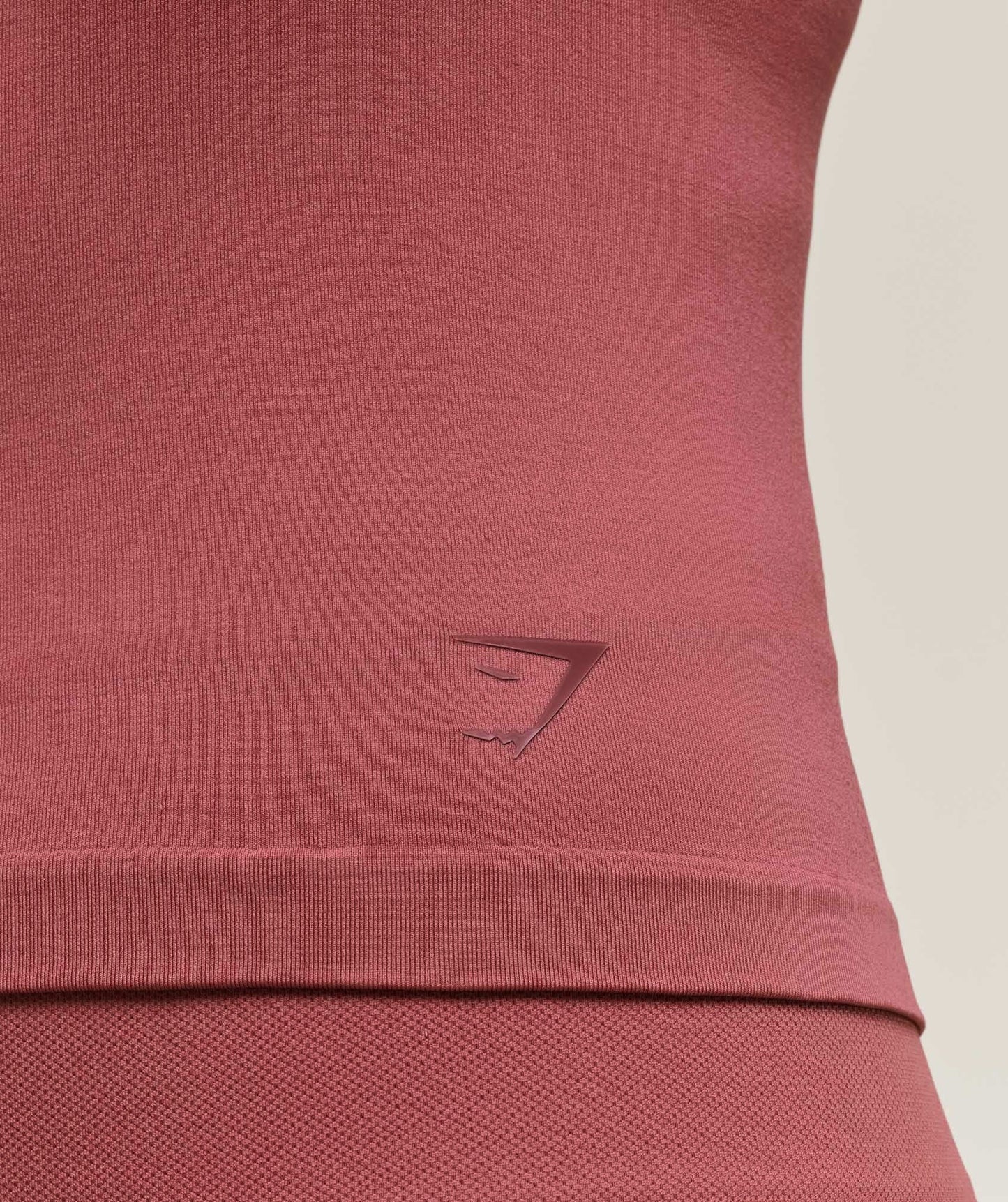 Gymshark Soft Sculpt Tank With Shelf - Washed Berry Pink