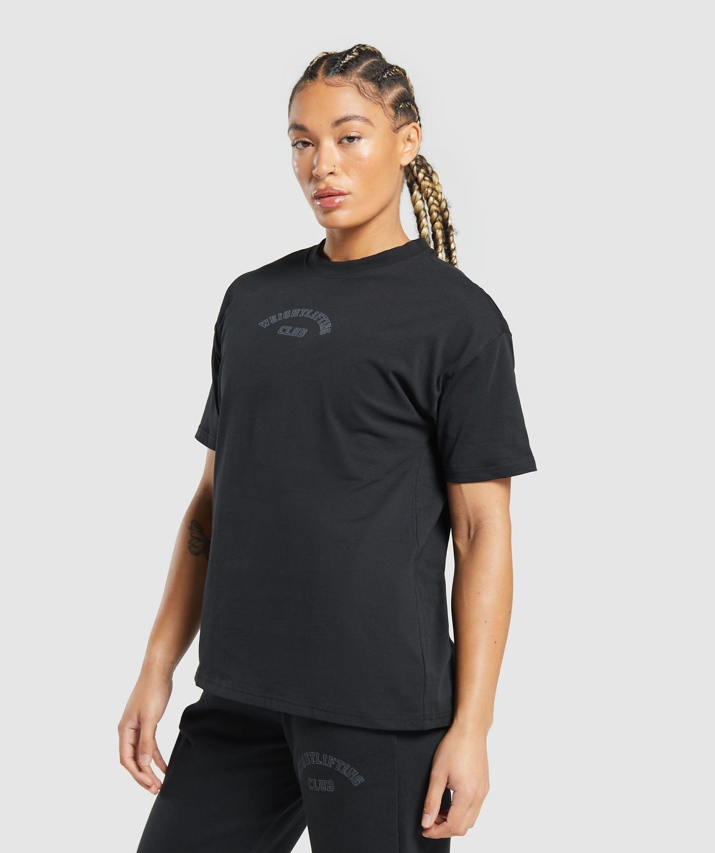 Gymshark Weightlifting Oversized T-Shirt - Black