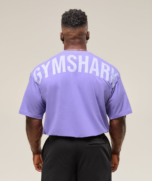 Gymshark Power T-Shirt - Record Purple