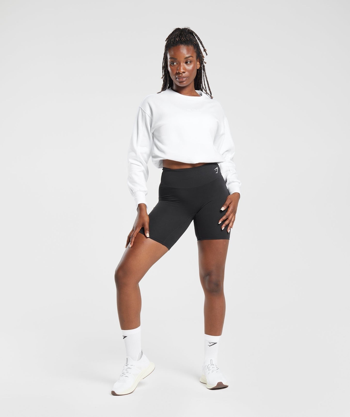Gymshark Pulse Pullover - White