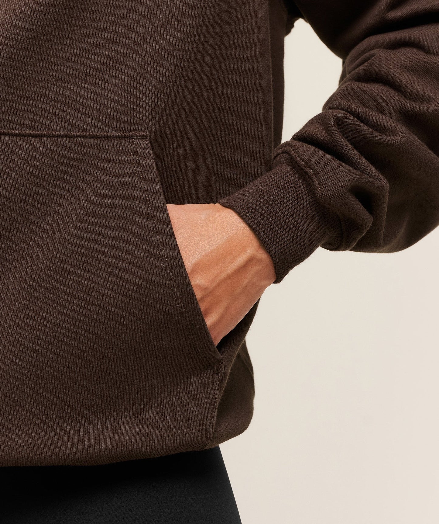 Gymshark Embossed Graphic Oversized Hoodie - Archive Brown