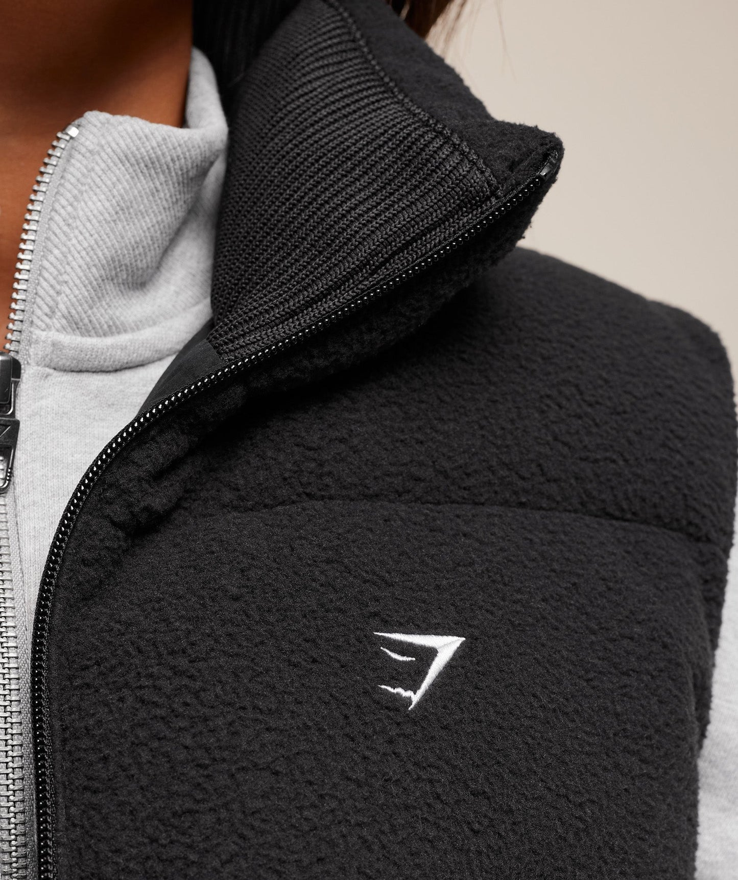 Gymshark Borg Puffer Vest - Black