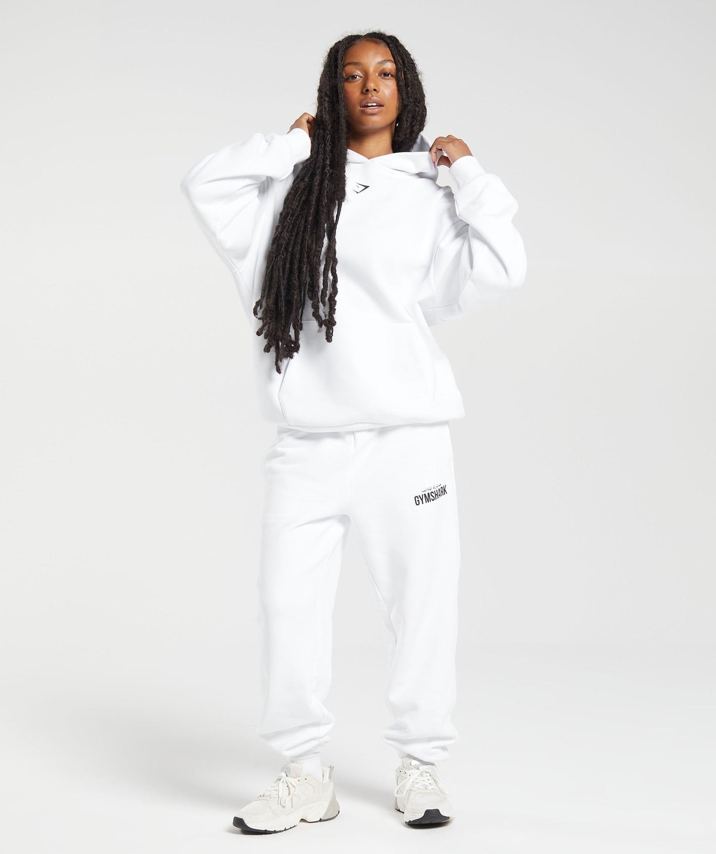 Gymshark GS x Leana Deeb Oversized Hoodie - White