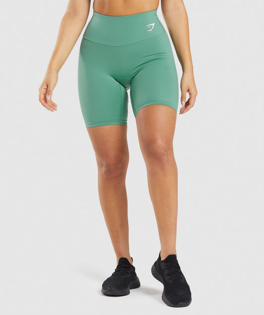Gymshark Training Cycling Shorts - Alpine Green
