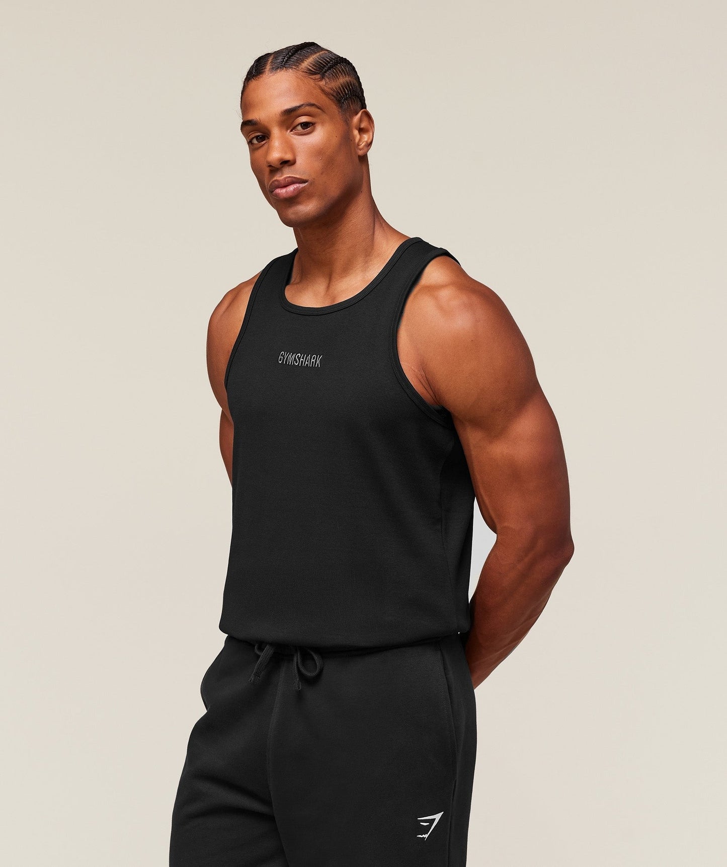 Gymshark Premium Ribbed Tank - Black