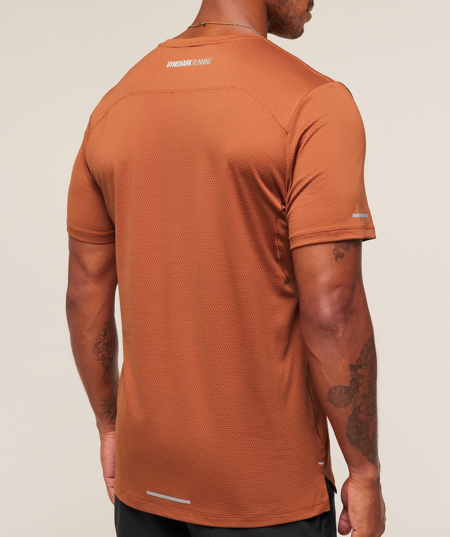 Gymshark Running T-Shirt - Spiced Brown