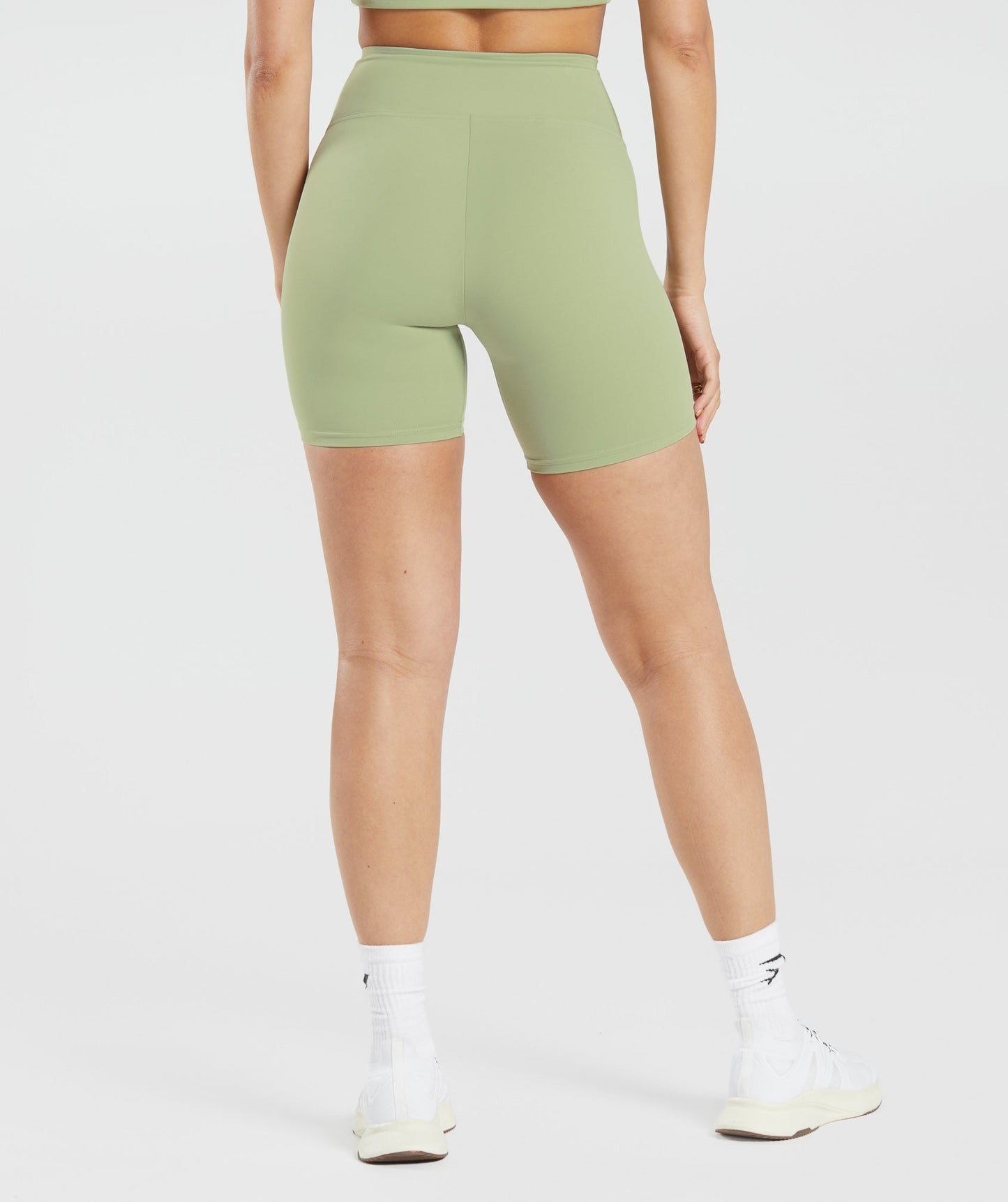 Gymshark Crossover Shorts - Light Sage Green