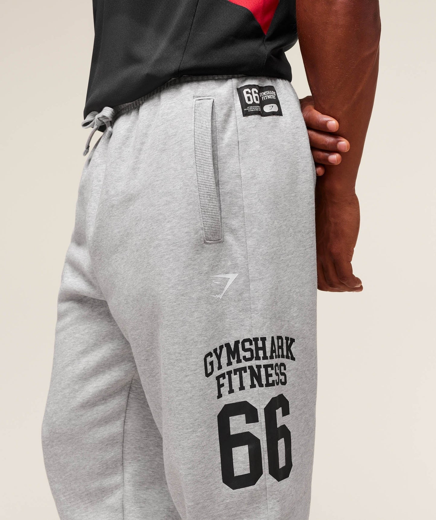 Gymshark Campus Oversized Jogger - Light Grey Core Marl