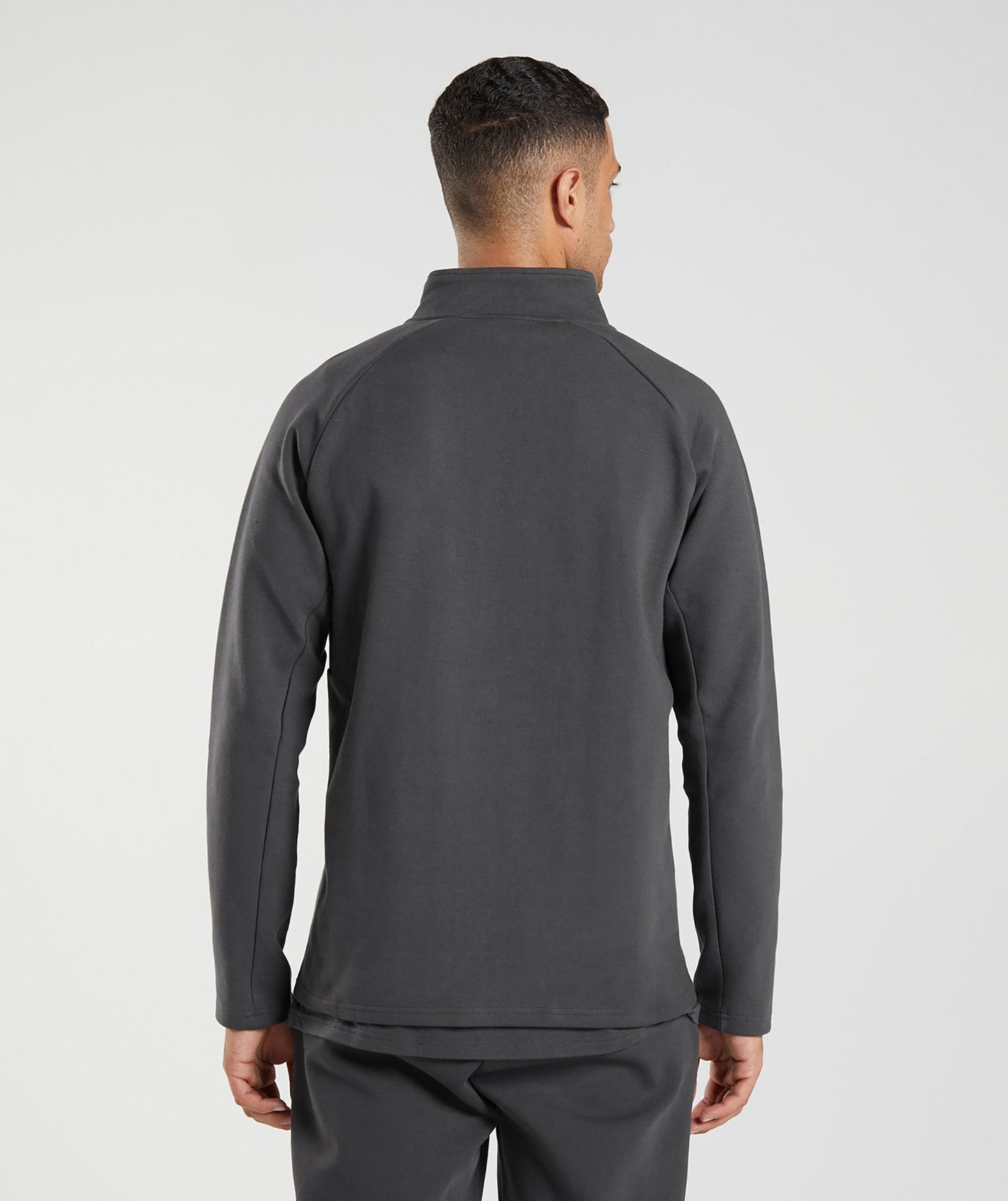 Gymshark Rest Day 1/4 Zip - Onyx Grey