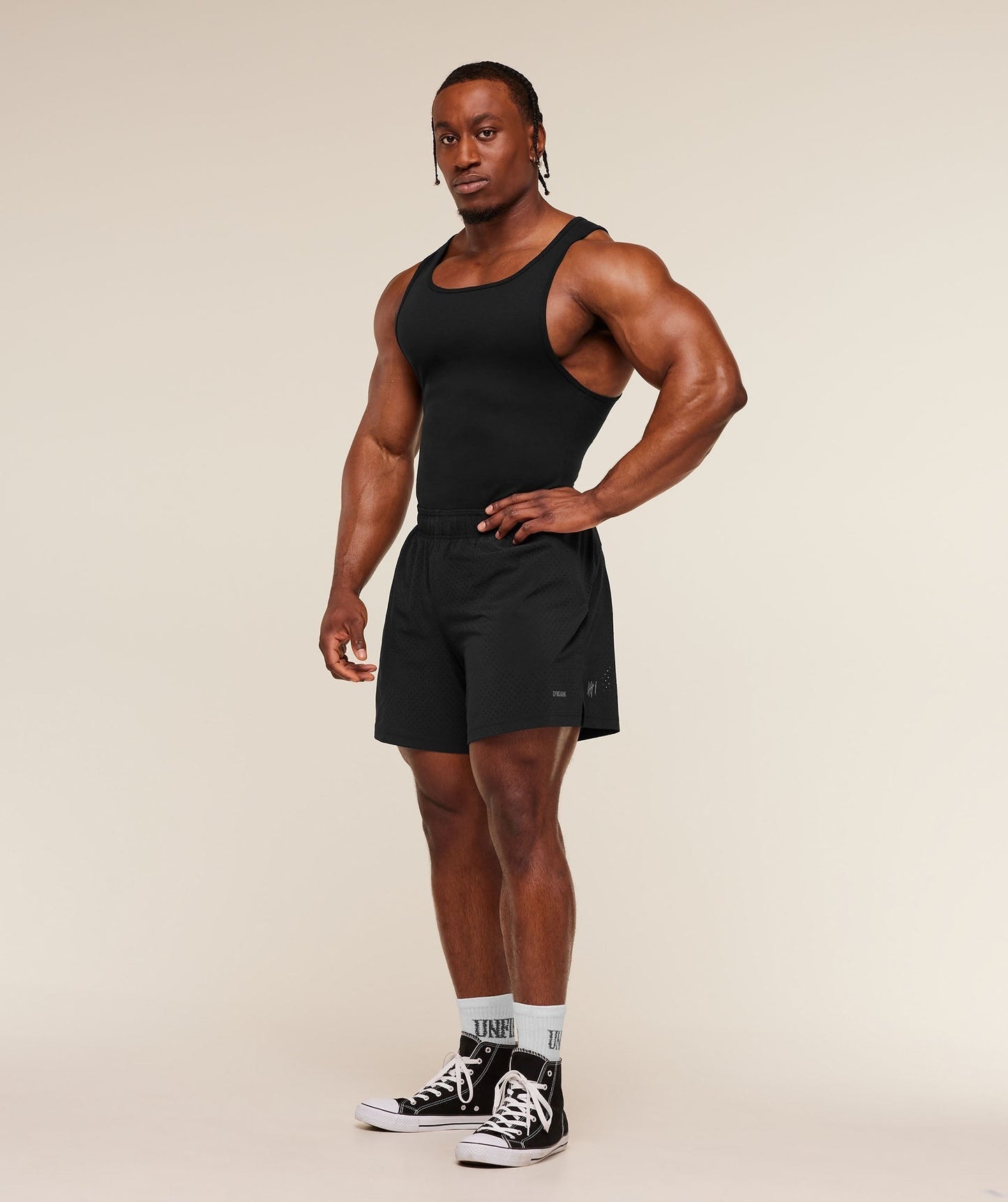 Gymshark x CBUM Ribbed Tank - Black