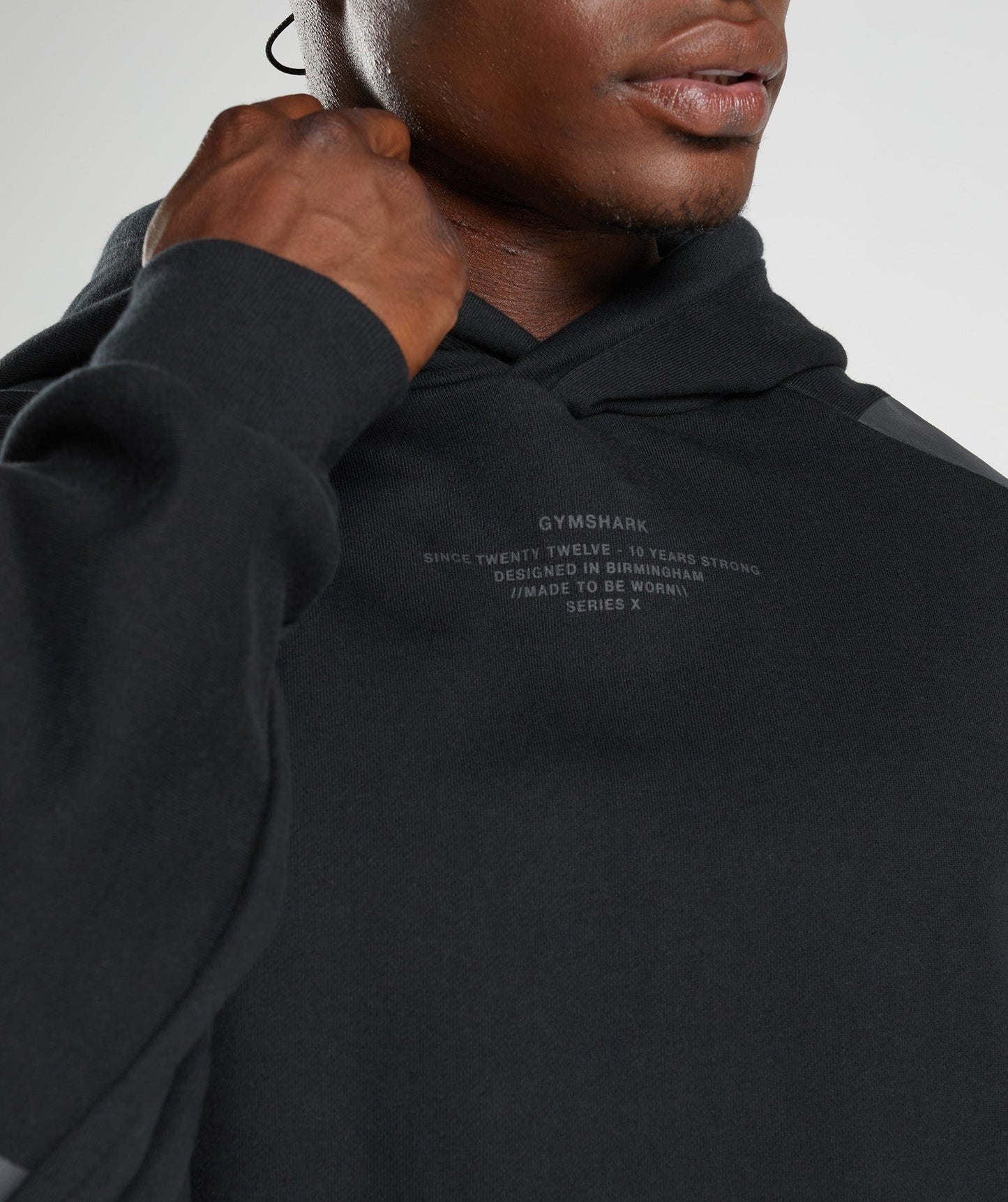 Gymshark GS10 Year Hoodie - Black