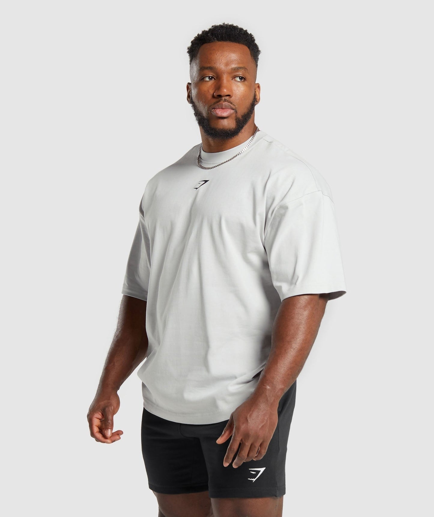 Gymshark Heavy Weight Graphic T-Shirt - Metal Grey