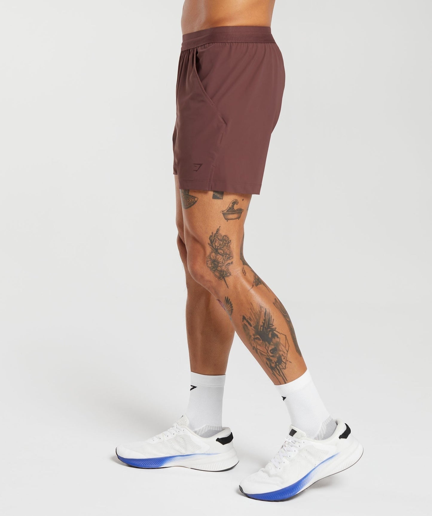 Gymshark Hybrid 6" Shorts - Cherry Brown