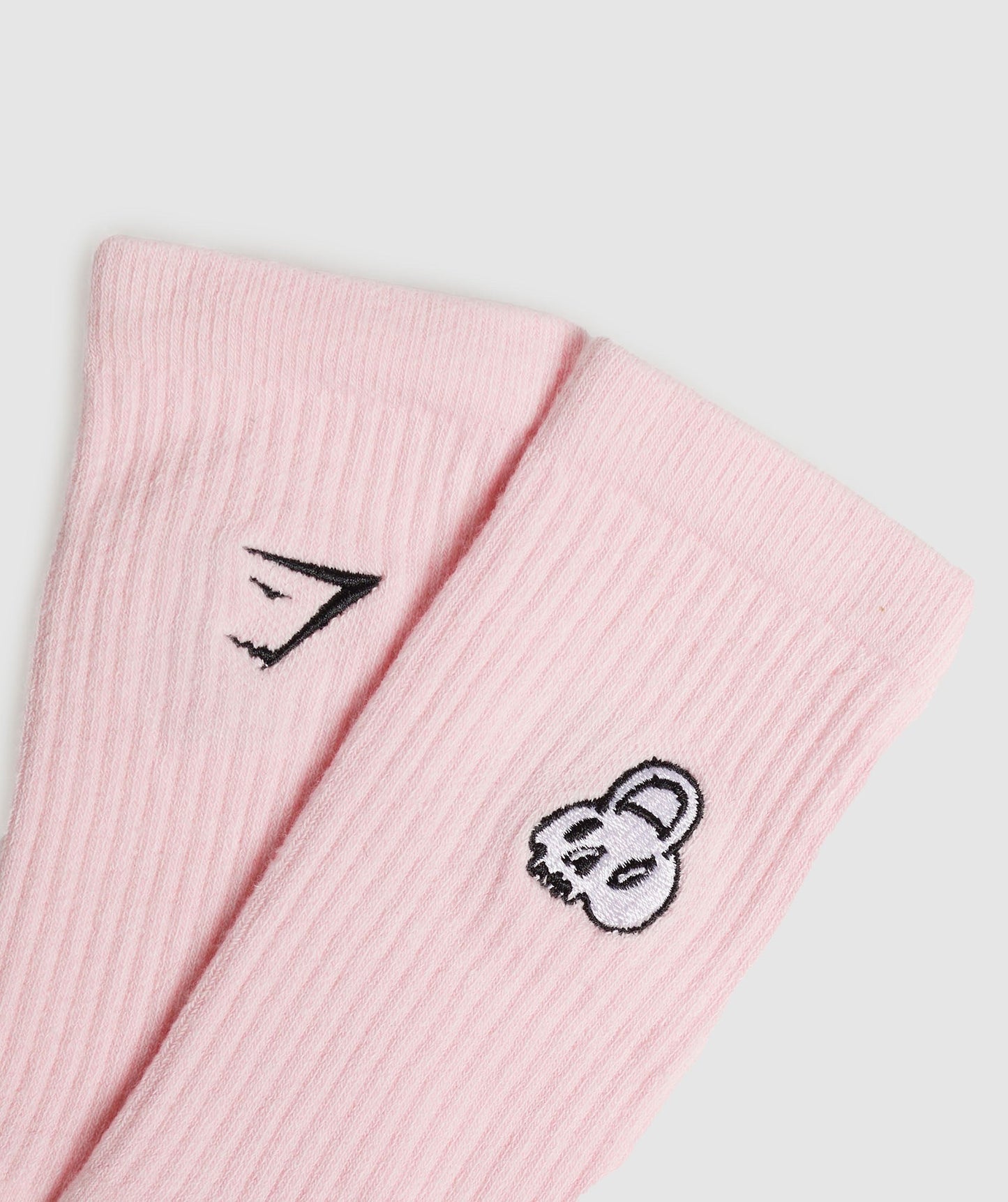 Gymshark GFX Crew Single Sock - Dolly Pink