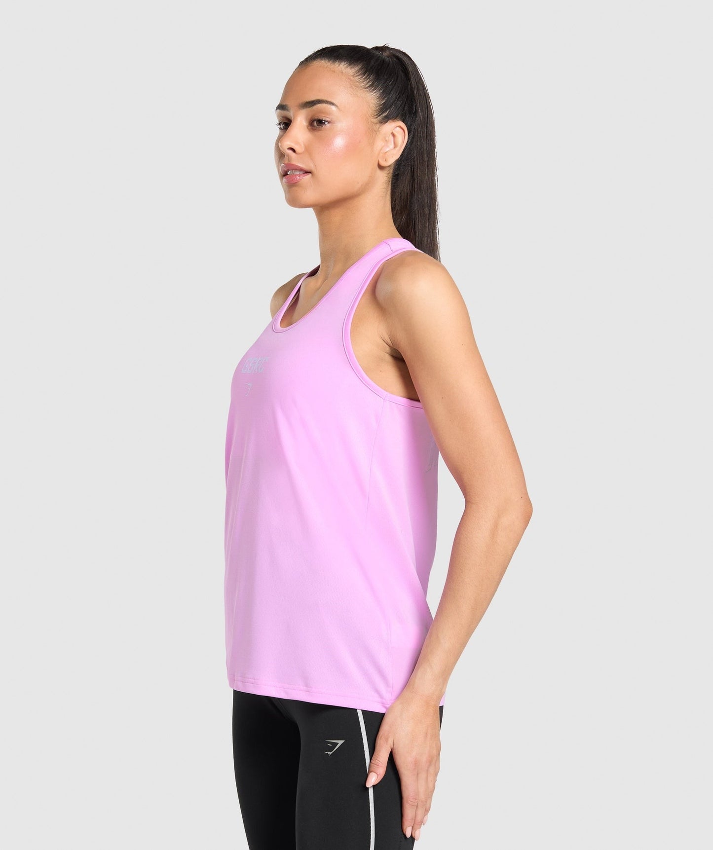 Gymshark Run Club Graphic Tank - Sour Pink