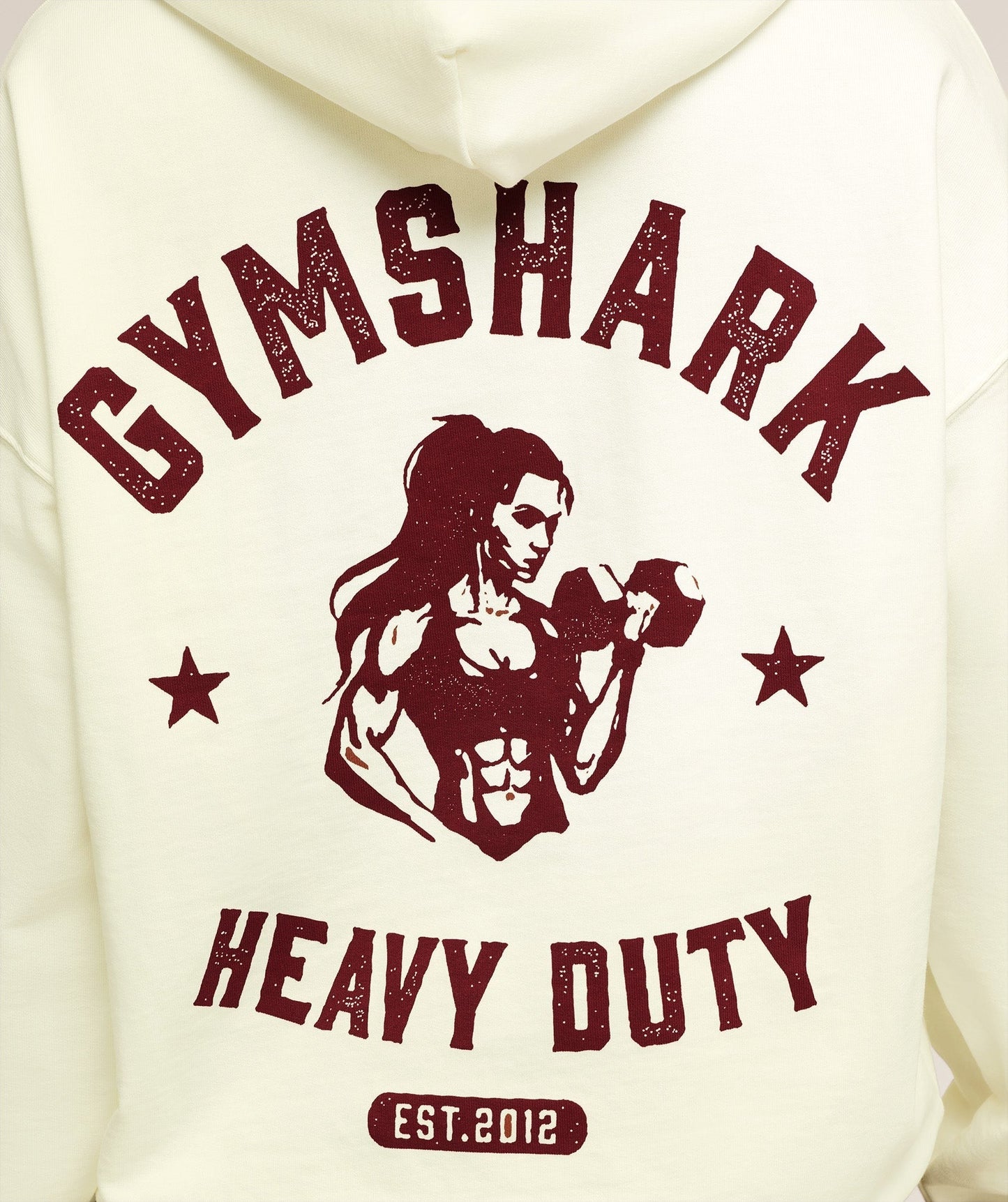 Gymshark Heavy Duty Oversized Hoodie - GS Soft White