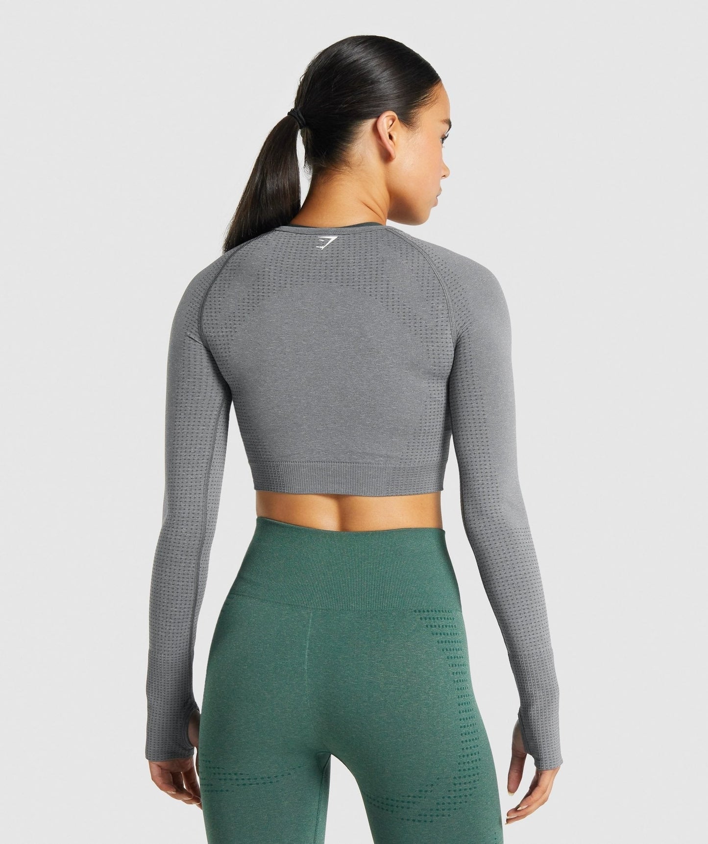 Gymshark Vital Crop Top - Smokey Grey Marl