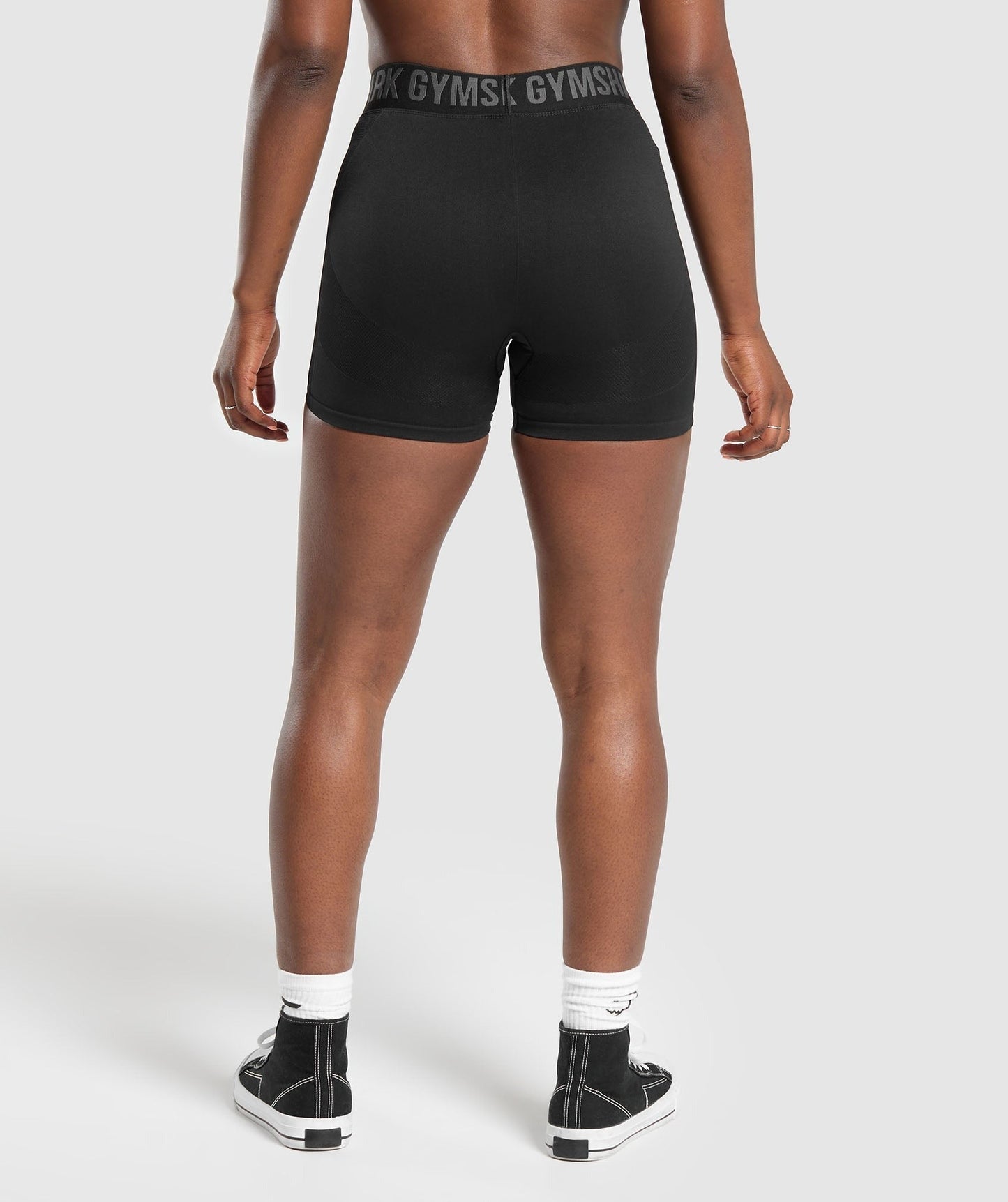 Gymshark Flex Shorts - Black/Charcoal Grey