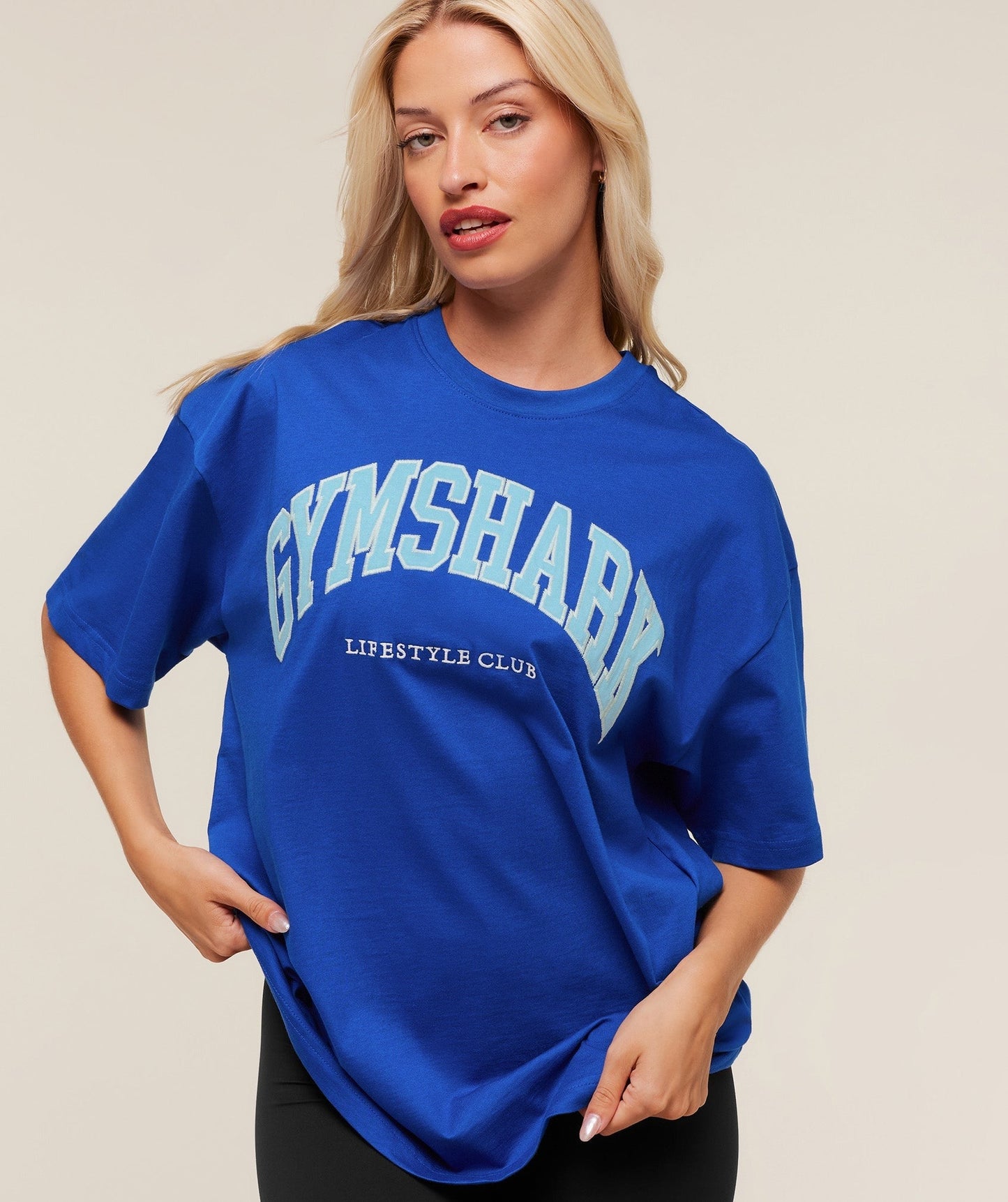 Gymshark Collegiate Graphic T-Shirt - Athletic Blue