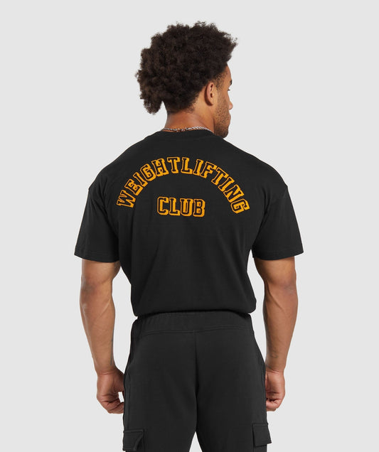 Gymshark Weightlifting Club T-Shirt - Black