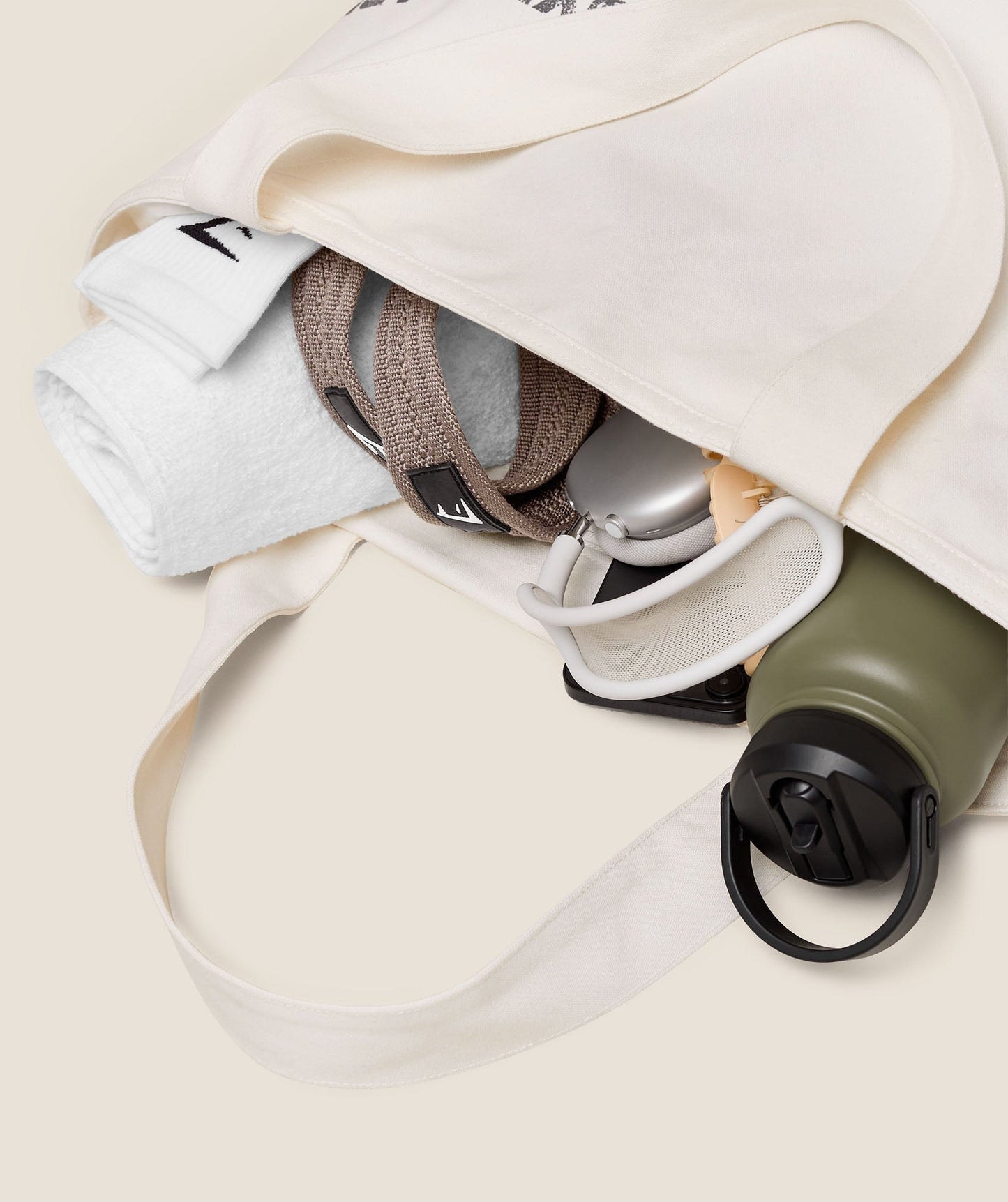 Gymshark Strength Tote - GS Soft White
