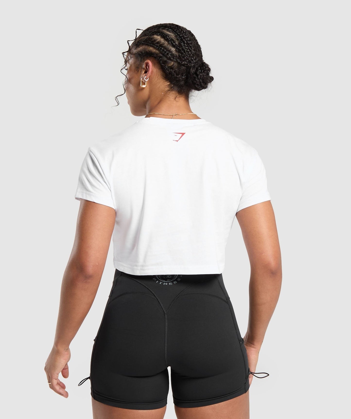 Gymshark Strong Women Crop Top - White