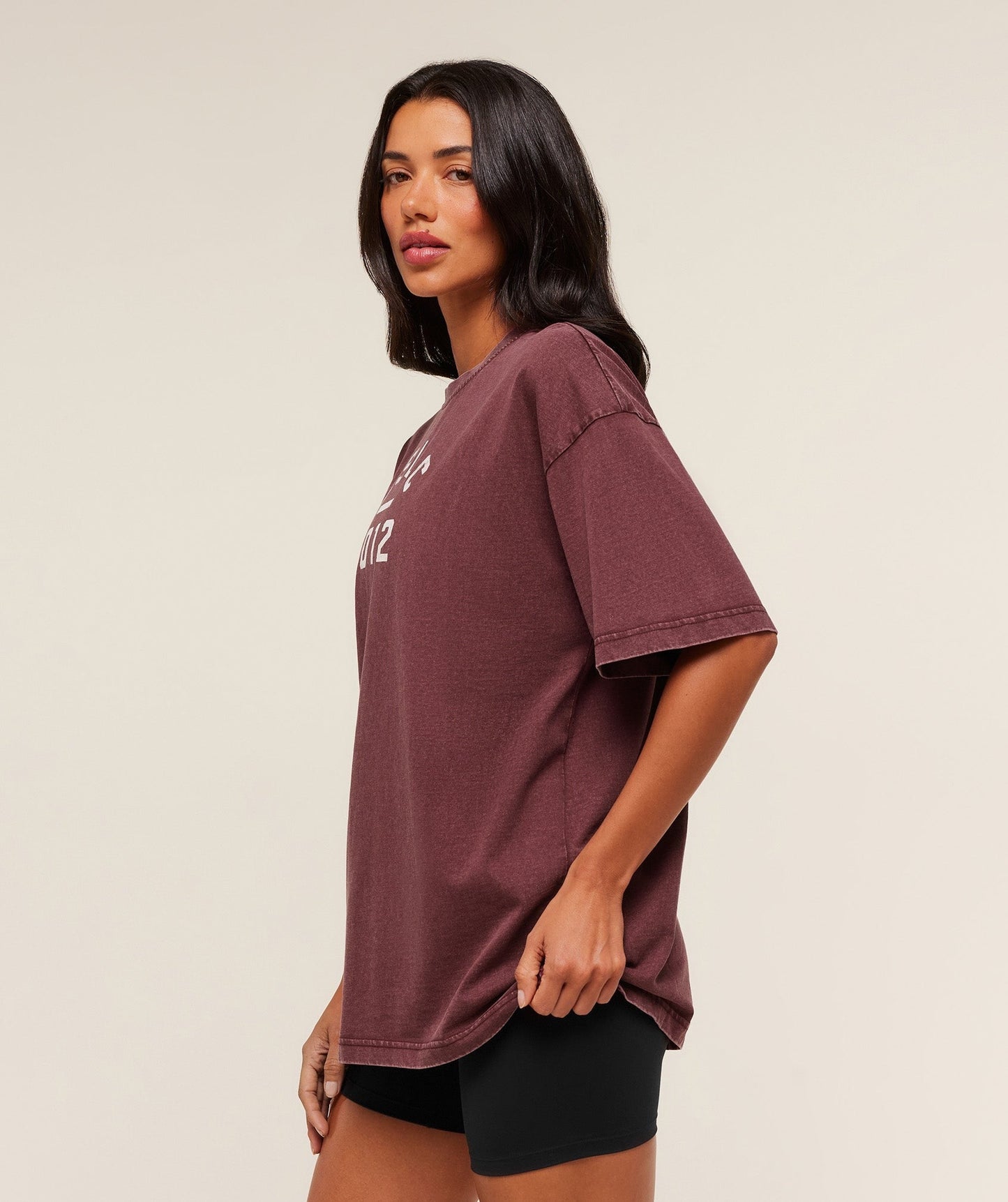 Gymshark Lifting Club 2012 Graphic Short Sleeve T-Shirt - Rich Maroon/Wash
