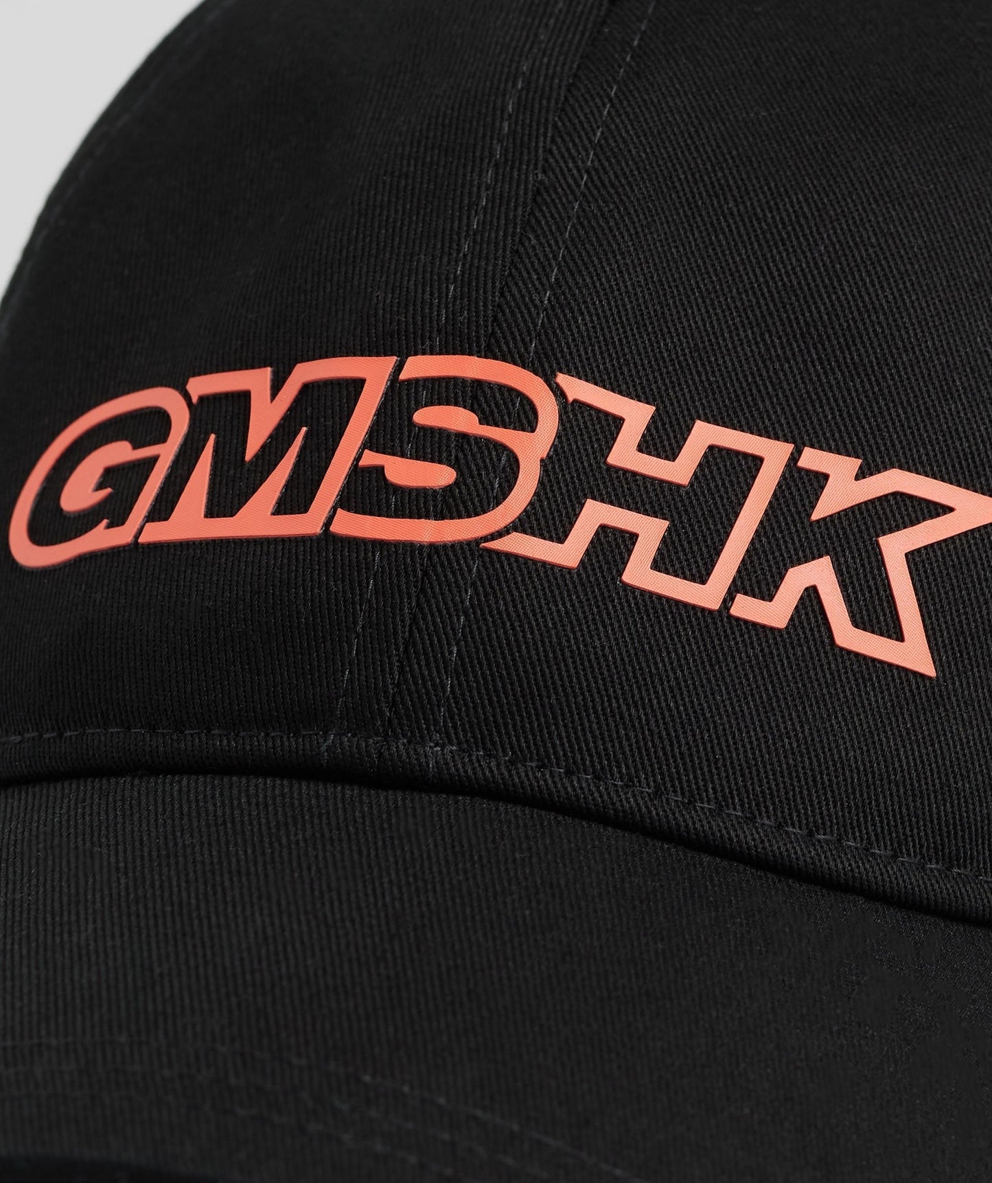 Gymshark GMSHK Baseball Cap - Black/Solstice Orange