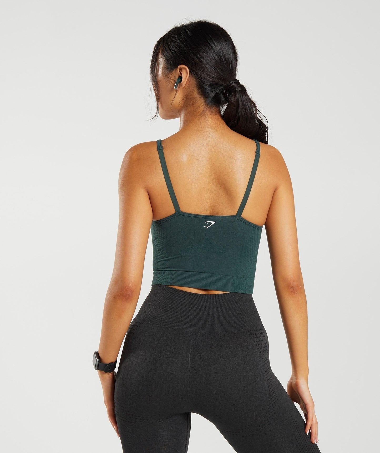 Gymshark Vital Midi Tank - Woodland Green Marl