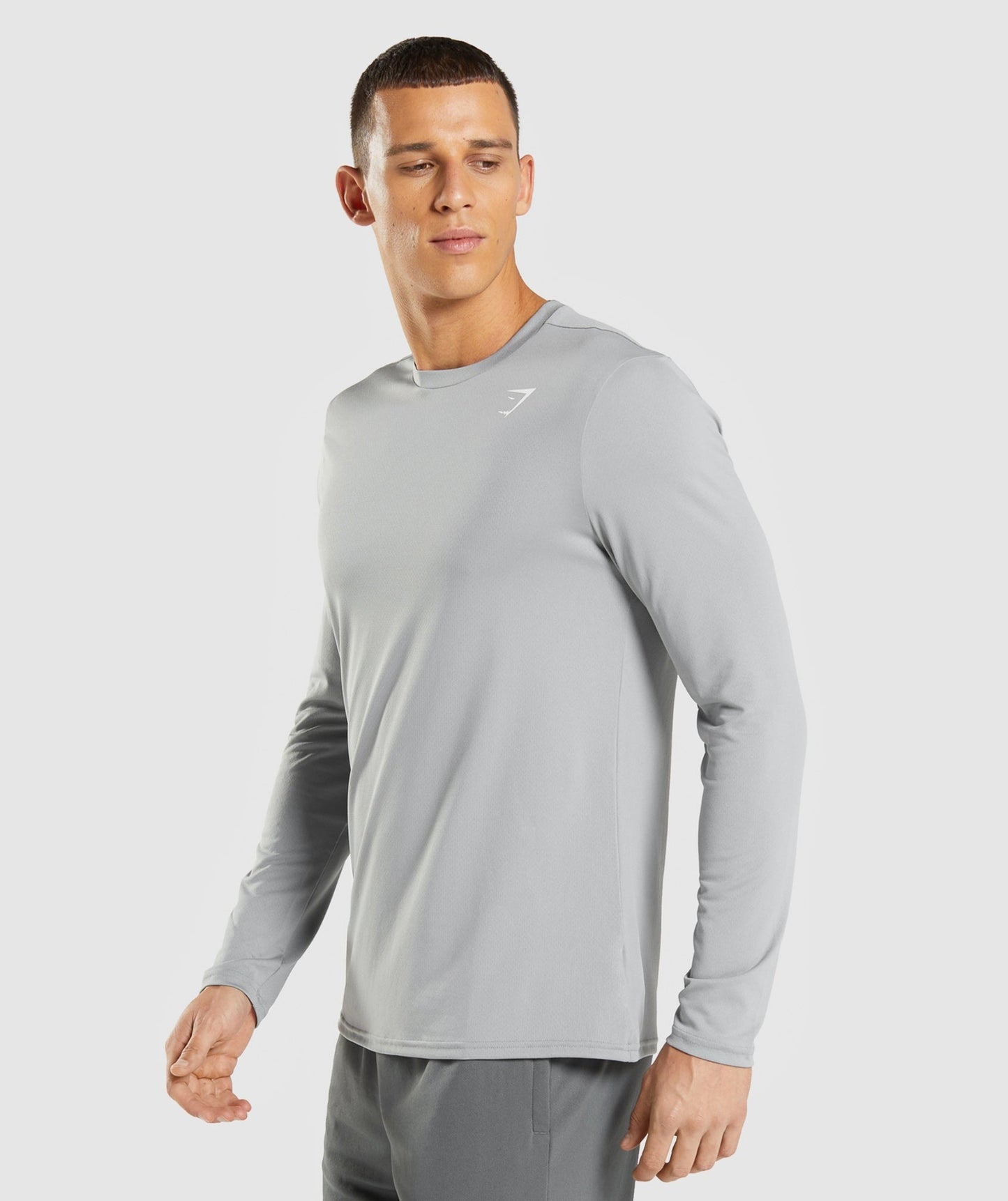 Gymshark Arrival Long Sleeve T-Shirt - Smokey Grey