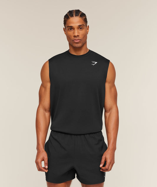 Gymshark Arrival Oversized Tank - Black
