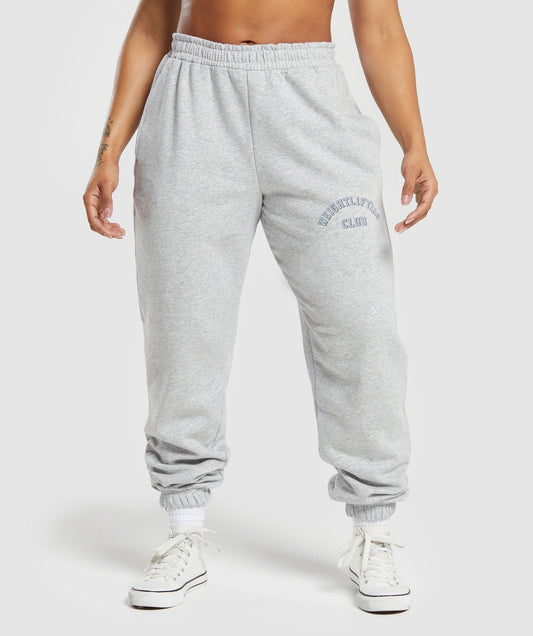Gymshark Weightlifting Club Joggers - Light Grey Core Marl