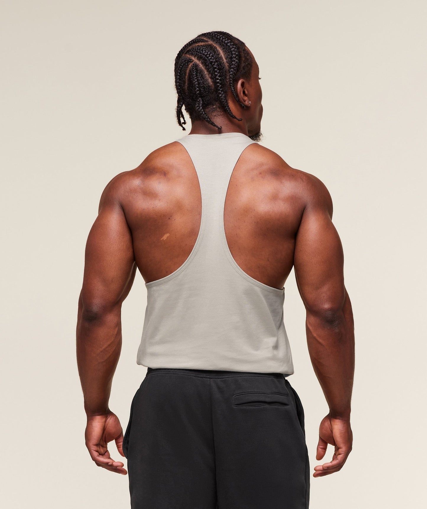 Gymshark Legacy Stringer - Stone Grey