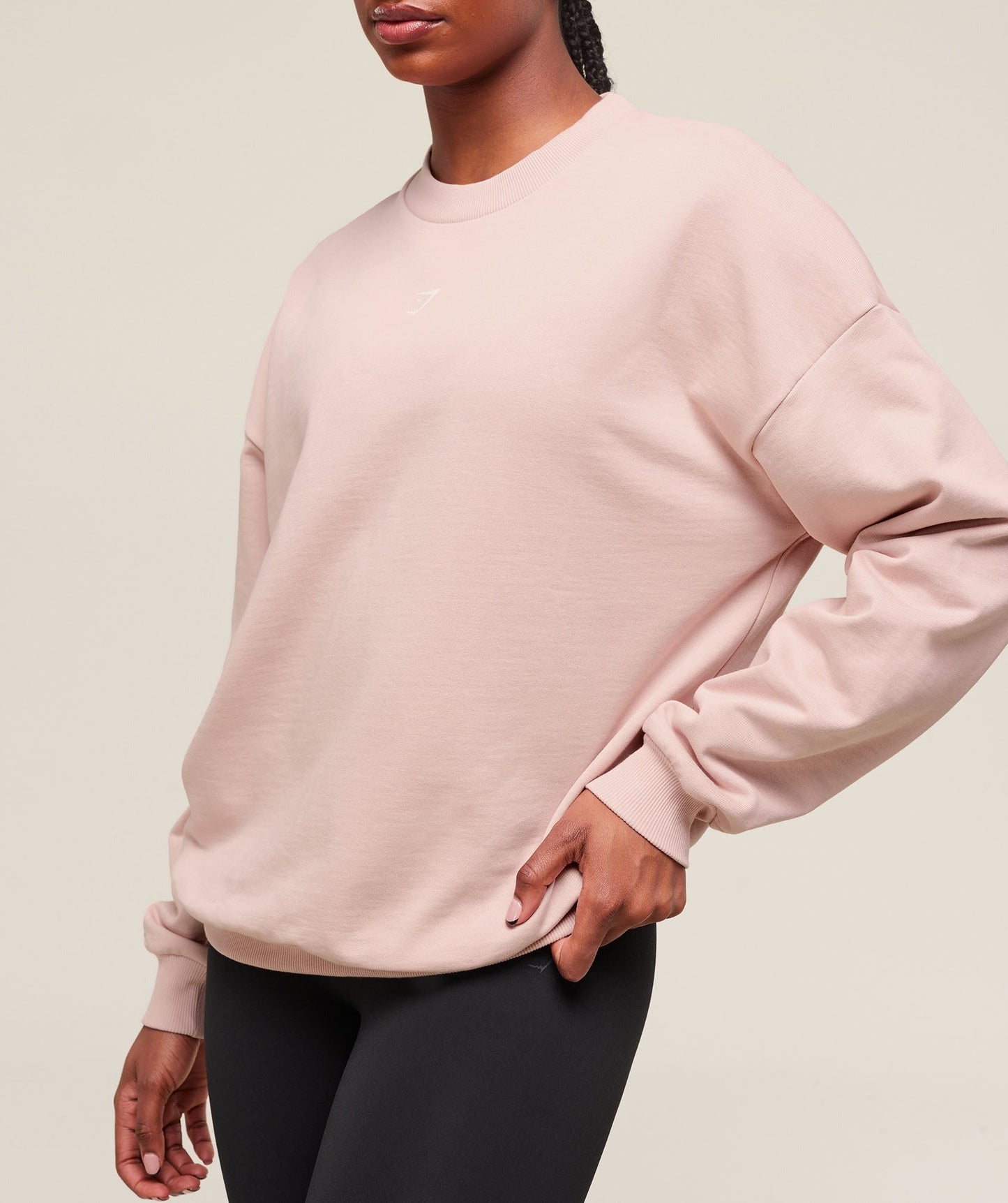 Gymshark Cherry Graphic Oversized Sweatshirt - Lift Pink