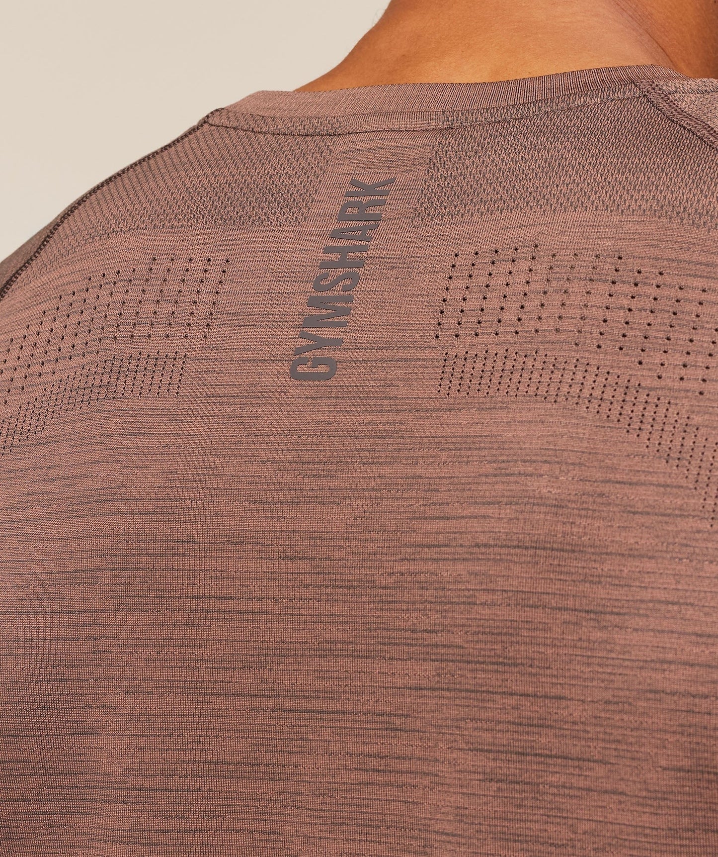 Gymshark Versatile Seamless T-Shirt - Taupe Brown/Cool Brown
