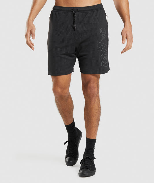 Gymshark //Steve Cook Mesh Shorts - Black