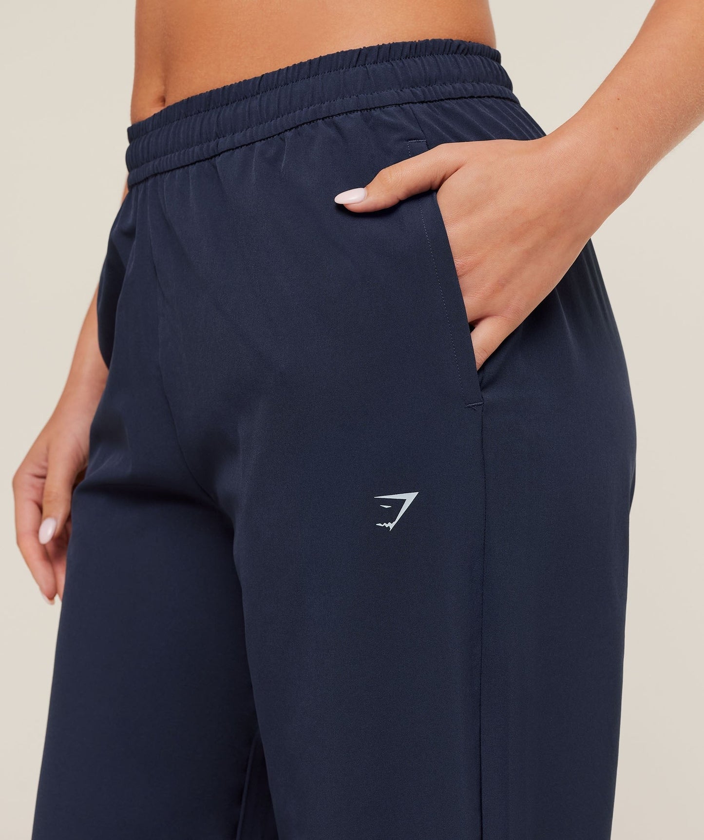 Gymshark Woven Track Straight Leg Pants - Heavy Blue
