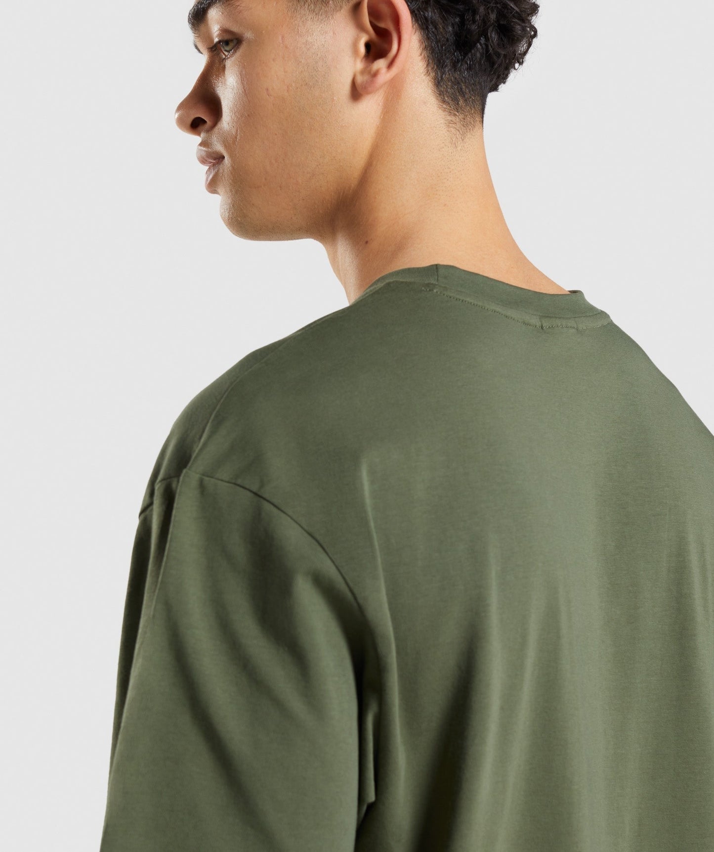 Gymshark Essential Oversized T-Shirt - Core Olive