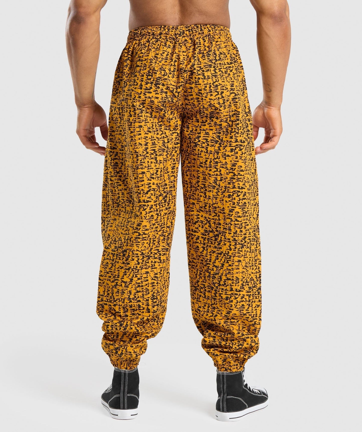 Gymshark Printed Pumper Pants - Burnt Yellow