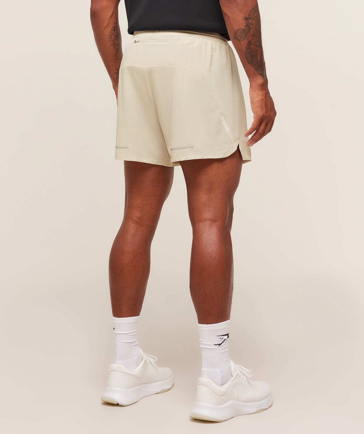 Gymshark Running 5" Shorts - Pebble Grey