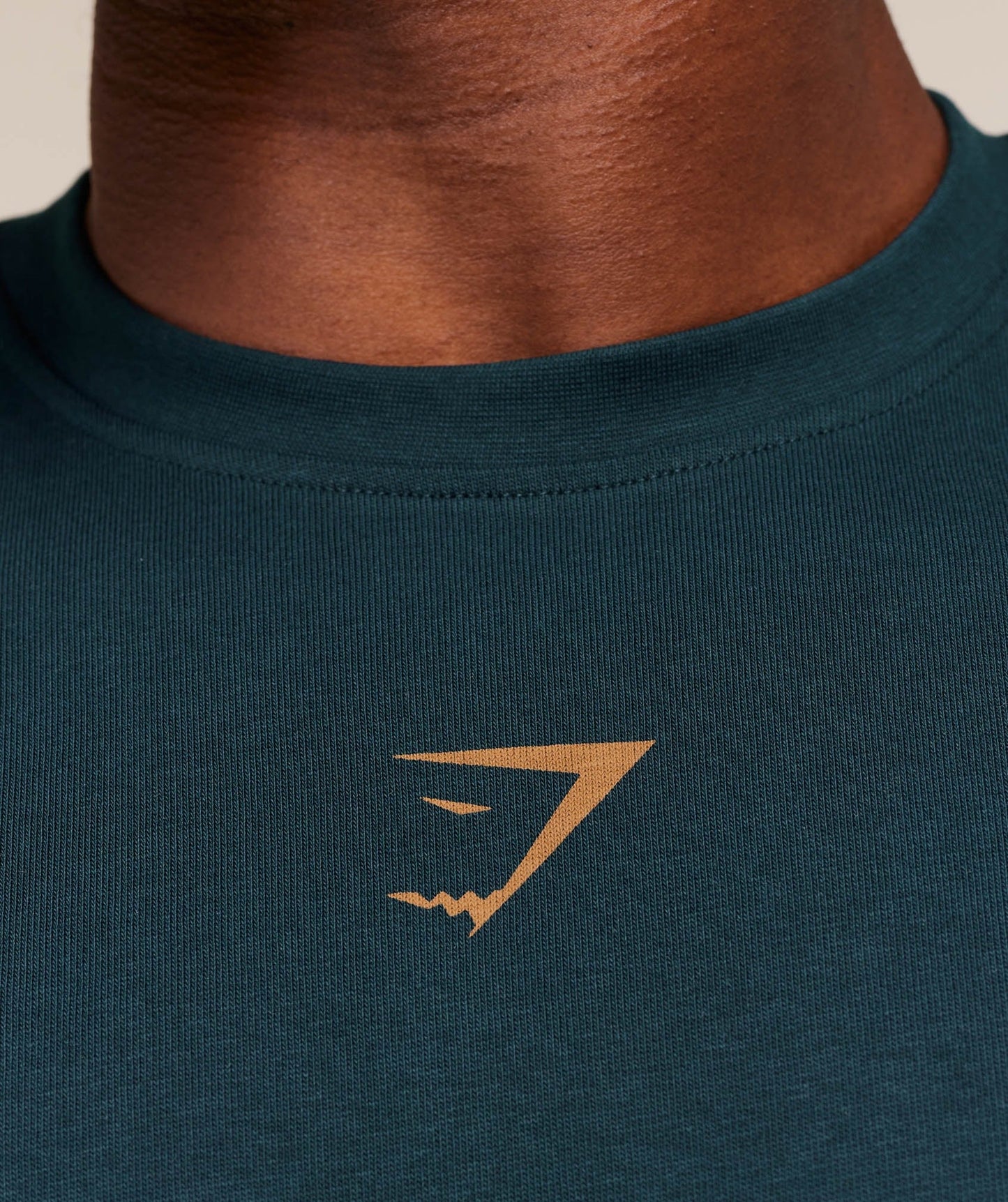 Gymshark Lifting Club T-Shirt - Deep Petrol Blue/Antique Gold