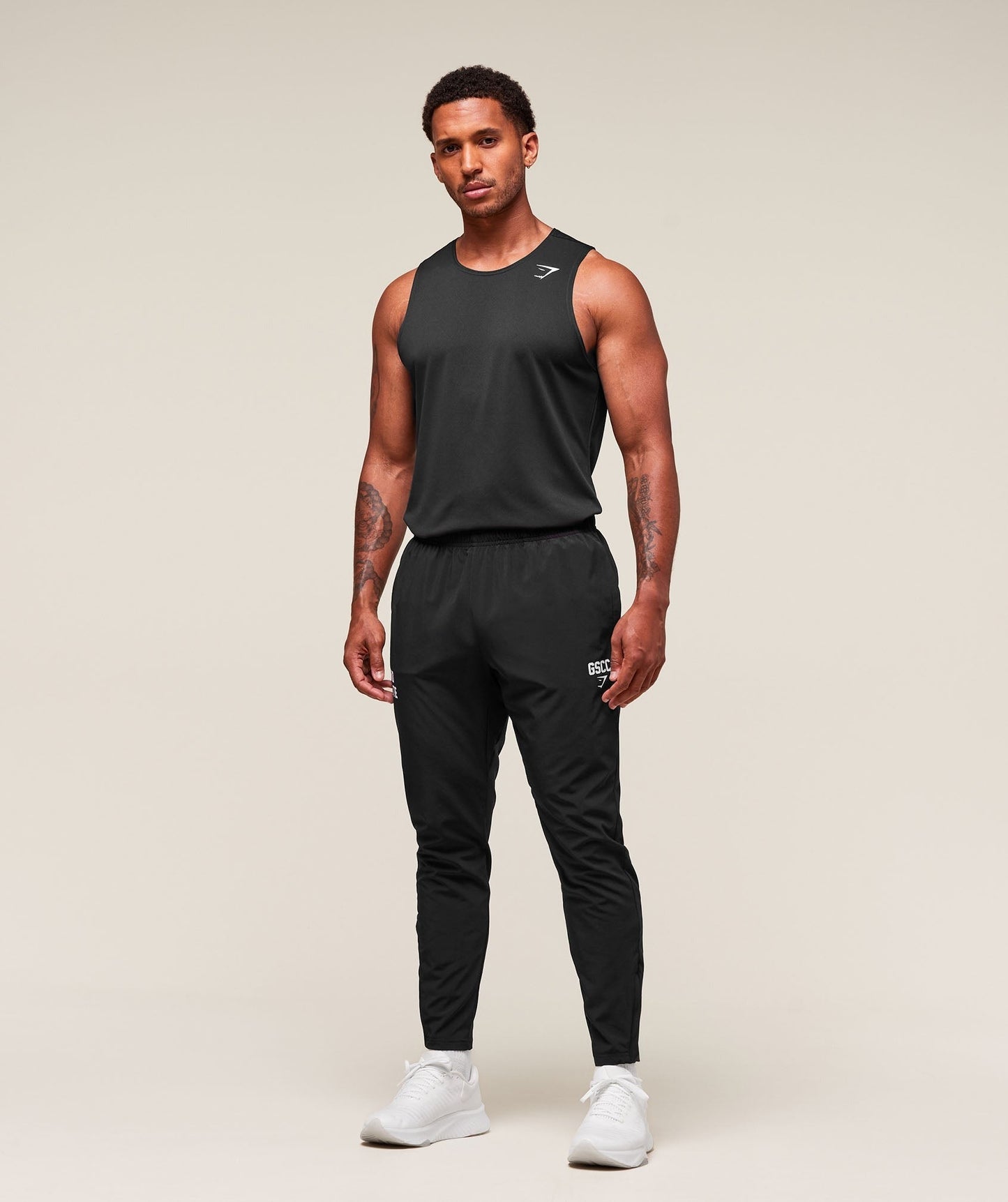Gymshark Hybrid Athlete Woven Joggers - Black