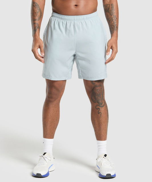 Gymshark Arrival 7" Shorts - Cool Blue
