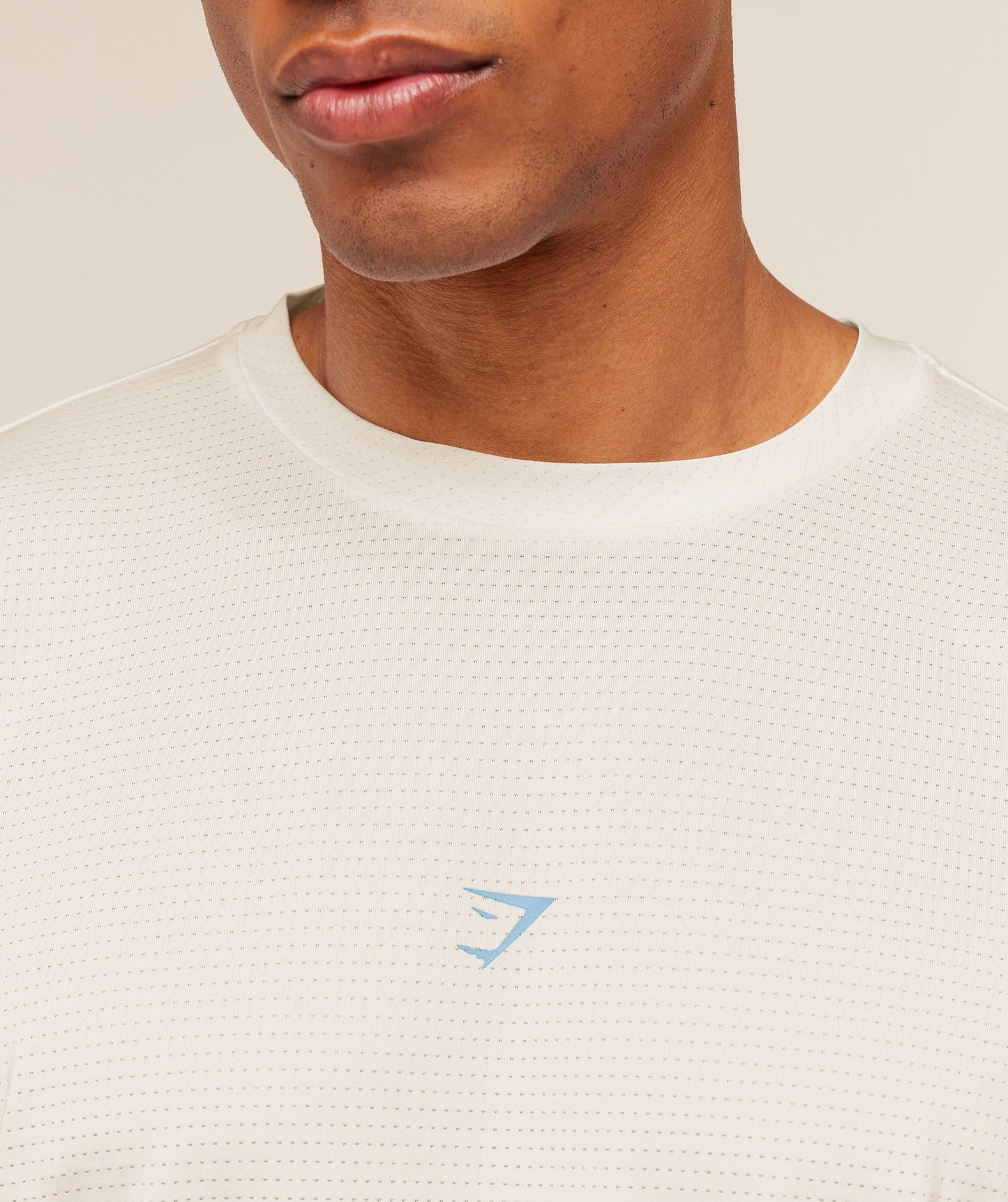 Gymshark GSRC Stencil Graphic T-Shirt - Soft White